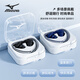 Mizuno (MIZUNO) swimming earplugs waterproof otitis media with lanyard anti-lost swimming goggles for adults and children silicone ear plugging equipment N2001 black