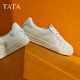他她（TATA）小白鞋2025秋商场同款时尚休闲鞋百搭女板鞋新款CK701CM5 白色 37