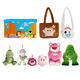 Disney Toy Story doll gift box, Strawberry Bear and other 8 classic character toys for girls and children New Year gifts
