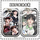 Morningside Top Login Jugendgruppe um hausgemachte Star Handsome Boy Support Shovel Su Xinhao Wave Card Set Student Mahlzeit Set Wave Su Xinhao N12352 Wave Card Set + schwarzes Gummi -Ring -Armband