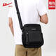 Huili Umhängetasche Herren Vater Crossbody Tasche mittleren Alters und ältere Geschäfte großer Kapazität Tragbarer lässiger Cross-Span-Tasche Leinwand Bag Schwarz