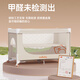 Coolbaby crib bed body can be raised and lowered seamlessly spliced bed fence bed Yanbian multi-functional portable baby bed meters luxury model bare bed + 4D mattress
