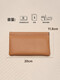 Jianba Wallet Women's Cash Storage Bag Simple Soft Leather Long Wallet Large Note Storage Shrapnel Coin Purse Clutch