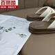 百丽踏夏季舒适拖鞋女2025新款网红平底凉拖女鞋百搭交叉带一字软底凉拖 米色 ZN9732 37