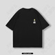 FR.YH.ZH'UUS-BG Design'Summer Heavy Industry Embroidery Short Sleeve T-Shirt Style A-1048 Black M 90-115Jin[Jin equals 0.5 kg]
