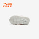 ANTA Children's Sandals, Baby Girls' Shoes, 2025 Summer New Product, Linglong's Flashing Toe Beach Shoes, Clear Water Powder/Anta White-1 23