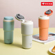 Lock Lock (Lockknlock) Erste Begegnung mit Thermos Cup Damen -Kaffeetasse Titanbecher Edelstahl, die Becher Cup Car Water Cup Office Männer [480 ml] Titanium plattiert) _gray_lhc3291Gry