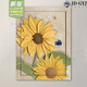 
Electric box cover beautification and decoration stickers 2025 new handmade self-adhesive sunflower cream style oil painting flower electric DB1105 width 40cm height 70cm x no frame x whole sticker (not