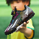 
New children's football shoes for boys, primary school students, tf broken nails assassin training shoes for girls and men 6199 black and blue/break nails 29