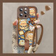 SMVP-Butterbär, das für Apple 16Promax Mobile Case 2024 neues iPhone 16 15Pro Pro Case 1 High Bambus TPU-Präge-Brown-Nm14225 Slide iPhone 16