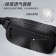 
Huili crossbody bag men's magnetic buckle multi-function lightweight casual men's bag cycling large capacity high-end men's chest bag black [normal buckle]