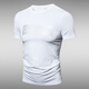 Calvin Klein Jeans/CK Summer Slim Slim с коротким рукавом мужской футболки с круглой шеей. Основная повседневная половина наполовину топ-джинсы Calvin Klein833 White S (90-105Jin [jin равно 0,5 кг])