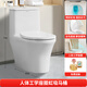 Pfeil Toilette Große Impact Jet Siphon Toilette Haushalt wassersparend und geruchssicherer kleiner Wohnung Toilette AEB12609 Jet Siphon | Ingenieursitz 300 Grubenentfernung
