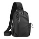 Huili crossbody chest bag for men's new large capacity trendy shoulder bag sports shoulder bag casual commuter tablet storage bag