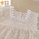 Bon Eve baby summer clothes lace halterneck ins Korean version princess puff sleeves rompers for baby girls one year old full skirt main picture 66