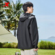 Jaqueta de concha suave de ala xtep cubierta de piel clara nueva chaqueta transpirable protección solar traje de pesca negro l