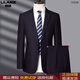 Lilang new suit autumn and winter men's business professional formal wear groom wedding dress two-piece suit 1577 gray M 170 (100-120Jin Jin equals 0.5 kg)