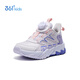 361 Kindersportschuhe 25 Herbst Männer und Frauen Kinder leichte Sportschuhe Dichtes Netz atmungsaktiven Outdoor -Schuhen lila 31
