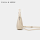 
CinvaiKrose official website small c/k bag women's bag 2025 new underarm handbag single shoulder crossbody bag handheld crescent bag cream white