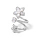 CIGA LONG windmill jasmine turquoise multi-ring new product twin jasmine pearl ring 17-18