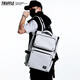 Trufa Trufa Mochila de marca Trendy para hombres Gran capacidad Estudiantes universitarios Femenino Mochila informal de viajes mochila SPM White White