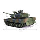 Voiture déformée télécarrimonie Robot garçon enfants Toy Car RC Remote Contrôle Kids Racing Birthday Gift [High Speed] Tamion Pickup Long Battery Life Version - Green