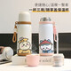 
Usaqi water cup thermos cup Jiyikawa student female portable straw tea partition portable stainless steel double drinking cup BXAH10975 Jiyikawa 1ml 500ML-white and blue