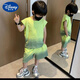 Disney casual boy fashion suit 2025 children's fashionable loose summer sleeveless trendy comfortable clothes baby boy 1047 [white] set 90