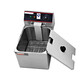 Electric fryer commercial JAST large capacity 6L 8L 11L single cylinder double cylinder desktop new Guangdong Hai fryer thousand wheat capacity EF-single cylinder single screen 1 inch 11L