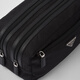 PRADA/Prada Gift Men's Re-Nylon and Saffiano Cow Leather Travel Bag Black