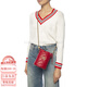 Gucci GG Marmont Logo Logo Sprle Sprle Trawstring Le cuir Back Backt Body Bodage Sac Femmes Basic Package (Sac + Sac à poussière)