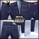 Playboy (Playboy) Jeans Men's Spring and Summer Blue Feet Small Feet Trendy Slim Elastic Elastic Whanty Men's pantalones 2025 Nuevo estilo DDN-9731 Pantalones recortados 34 2 pies 7160-169Jin [Jin equivale a 0.5 kg]