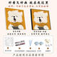 语森忆潦草小狗卡通可爱比熊数字油画diy手绘丙烯填色涂色手工定制 XH12611 20*20cm有点小全套内框材料包
