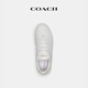 COACH New Year's gift, women's shoes, thick-soled sneakers, single shoes, retro, versatile, casual, comfortable and commuting, bright white 36