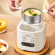 Egg cooker, steamer, electric steamer, small stewing and steaming all-in-one small steamer, omelette pot, small steamed egg artifact, household dormitory electric frying pan, small appliance, small electric cooker, double layer, with steamed egg rack + stainless steel custard bowl, 6 major functions