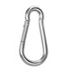 Quick link carabiner spring buckle safety buckle key buckle hoist hook dog buckle chain link buckle M11304 spring buckle 1