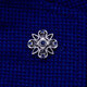 
Cijia men's brooch men's suit brooch suit brooch pin buckle necklace pin plated platinum personalized retro women's Gannix platinum brooch + cufflink set