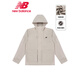 NEW BALANCENB连帽夹克男女休闲户外防风拼接外套AMJ41340/43302 AMJ51322-BK_25年新款薄绒 S
