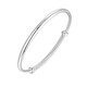 Hong Kong genuine Pt950 platinum bracelet for women 18k gold glossy solid bracelet fashion moissanite bracelet gift 28.8g platinum elegant glossy push-pull bracelet