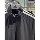 
Adidas jacket men's 2025 spring new fitness training sportswear stand collar windproof casual woven jacket top KC3892 black/white 2XL