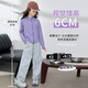 Yoyo One (Yoyo One) Mädchenanzug für Frühlings- und Herbstkinder 2025 Neues Herbst-Outfit modische große Kinder lässig Sweatshirt Weitbein Hosen 10 Jahre alt 10153 Lila 15259 grauer Anzug 120 120 cm