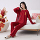 
Fenten pajamas for women in spring and autumn cotton long sleeves for women 2023 new suit for women in autumn artistic conception home clothing summer Z9227 women M