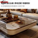 Miaopu Le high-end brand imported quality villa tea table living room light luxury high-end 2025 new large apartment marble tea G756#1.4 meters marble tea table 140*80*40