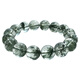 DL 1998 Fat Donglai même style bracelet fantôme vert bracelet corne d'abondance vert foncé pour hommes et femmes gypsophile mille couches cristal transparent trois fantôme vert 12131 12 mm