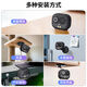SHENMOU 4G Alta definición de la cámara de bolsillo AI Monitoreo remoto para la carga de batería sin tráfico de por vida sin una cámara deportiva que transporta una cámara deportiva con teléfono móvil Voice Intercom BC6 Mini Pocket Camera BC6-Black-Black + 64G Soporte magnético de tarjeta