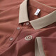 Lilang Sitio web oficial Fang Ship Store Sitio web oficial Pure Cotton Summer Shirt Summer Polo de manga corta para hombres V Bordery Casual Versátil suelto T [bordado H] Khaki-9901 M 48 Sugerencias 90-110Jin [Jin equivale a 0.5 kg]