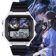 Fu Rong, Liu Bian, Yuan JI, Codename Yuan Electronic Watch Multifunktional wasserdichte Schüler Geschenkwecker Sportwache [Stylish Silver Schwarz] -d3271 Electronic Watch [importierte Bewegung + extra langer Standby] Geschenkbox