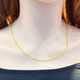 RSRDDY Lao Fenghuang Gold Store's same necklace 999 women's fine clavicle chain O-shaped chain gold-plated chain for my wife 18k gold 0-shaped necklace Lao Fengxiang's same style