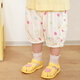 Luson Little O Dad Baby Mädchen Baby Girl Cropped Hosen dünne 2025 Sommer Neue Baby Butthose Rote Moskito-Repellenthose