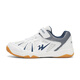 Double Star Bate Badminton Shoes for Boys and Girls 6-13 Years Old Autumn Mesh Breathable Sports Shoes Teenage Students Table Tennis Shoes White Blue 36